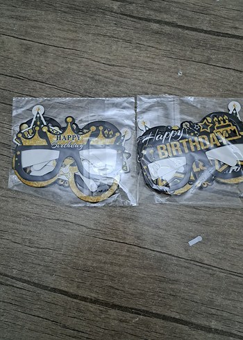 siyah Karton Parti Gözlüğü Seti - Görsel 3