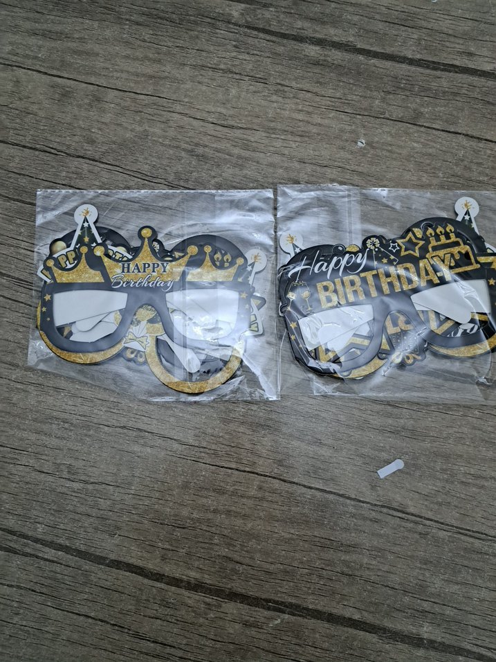 siyah Karton Parti Gözlüğü Seti - Görsel 3