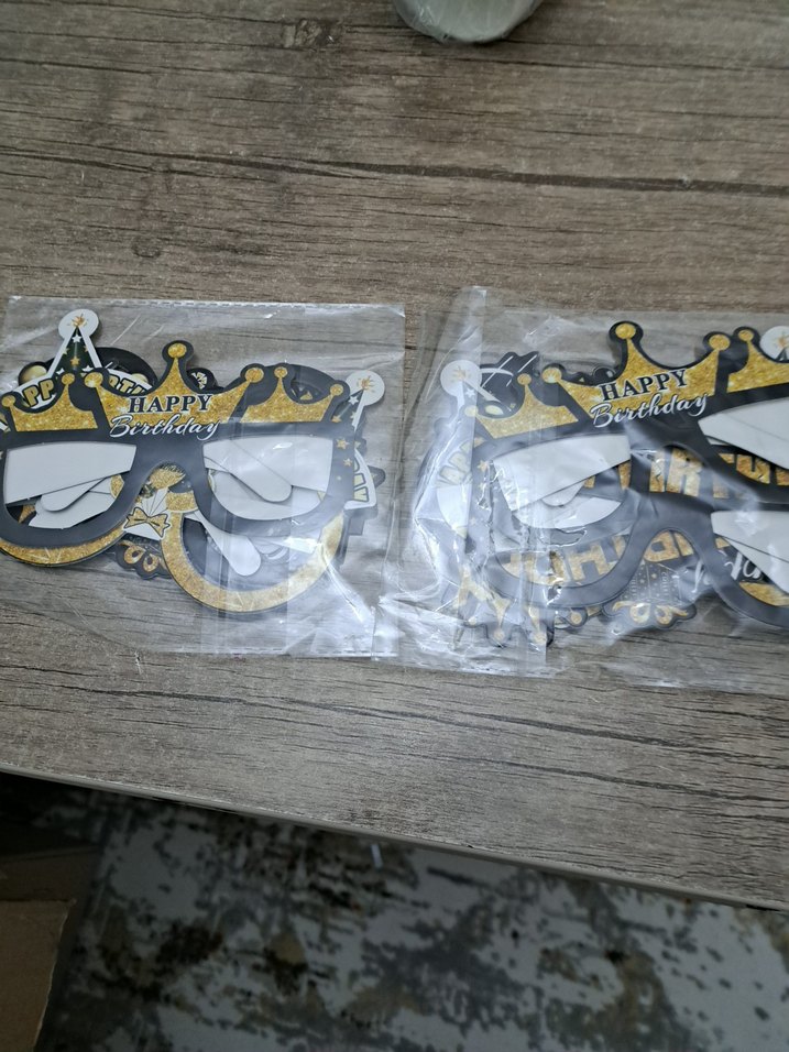 siyah Karton Parti Gözlüğü Seti - Görsel 2