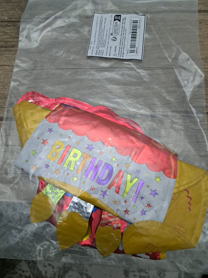 Renkli Baskılı Çocuk büyük balonları - Görsel 3