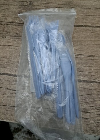 Mavi Plastik Mutfak Gereçleri Seti - Görsel 3