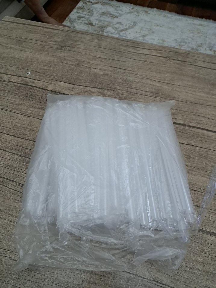 Beyaz Plastik pipet Seti - Görsel 2