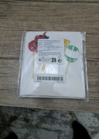 Renkli Parti Kürdanları Seti - Görsel 2