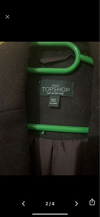 s Beden Topshop kaban