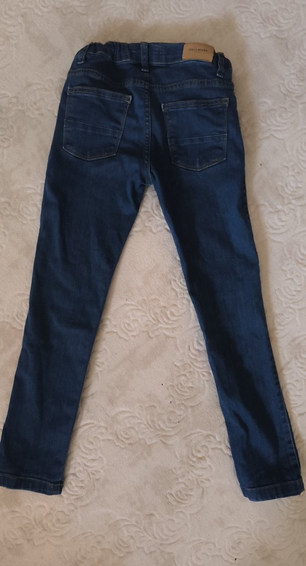 Erkek Çocuk Mavi Denim Pantolon - Görsel 5