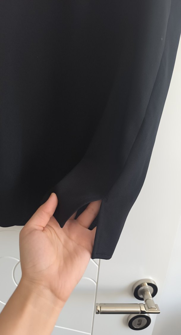 Siyah Kadın Basic Kolsuz Tişört - Görsel 3