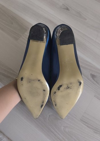 Mavi Stiletto Topuklu Kadın Ayakkabı - Görsel 3