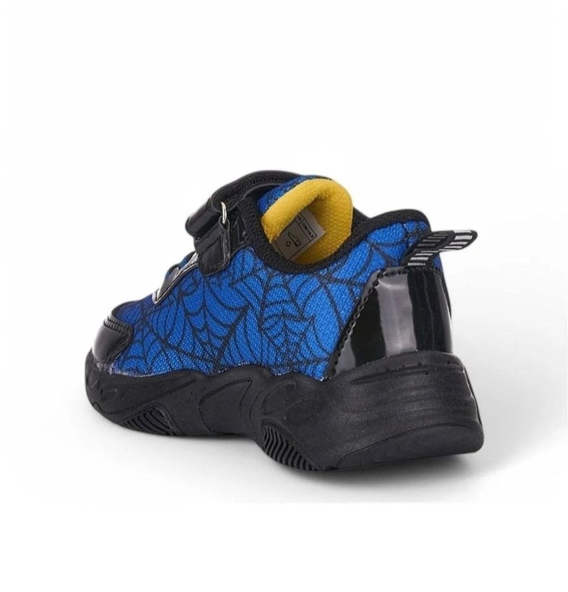 ÖRÜMCEK ADAM SİYAH MAVİ ÇOCUK SPOR - Görsel 3