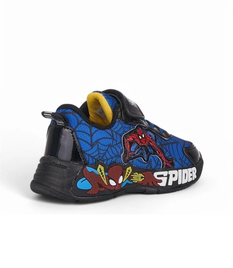 Örümcek Adam Siyah Mavi Çocuk Spor - Görsel 4