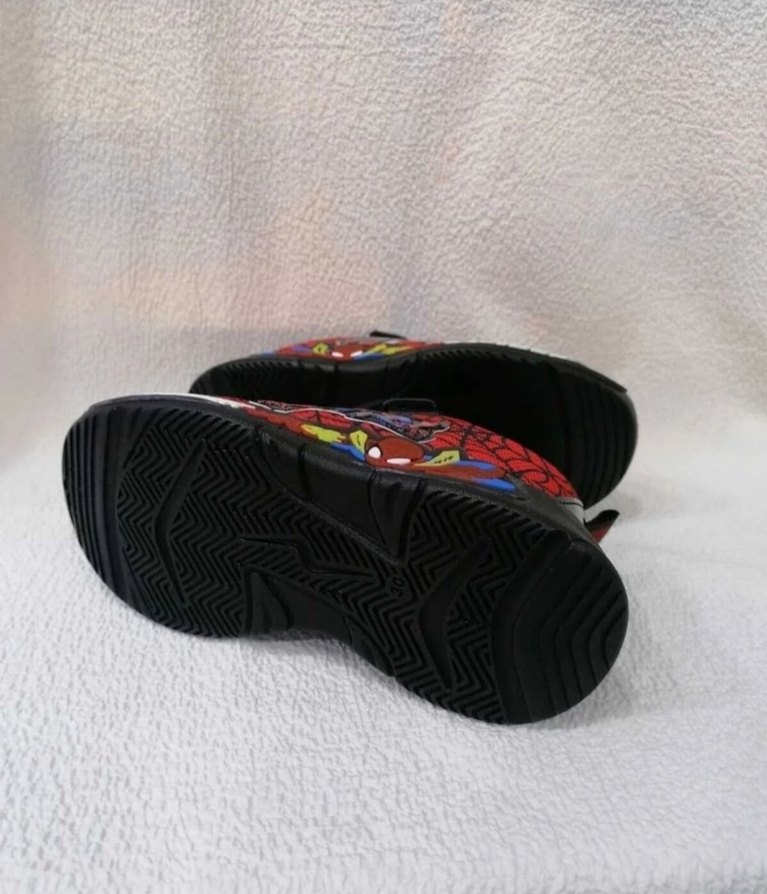 ÖRÜMCEK ADAM SİYAH KIRMIZI ÇOCUK SPOR - Görsel 4