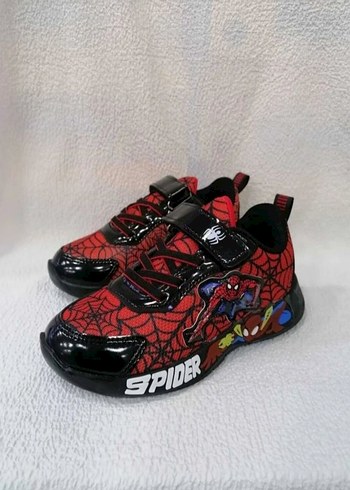 ÖRÜMCEK ADAM SİYAH KIRMIZI ÇOCUK SPOR - Görsel 2