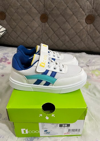 iCOOL Beyaz Renkli Erkek Çocuk Spor Ayakkabı - Görsel 3