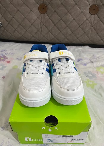 iCOOL Beyaz Renkli Erkek Çocuk Spor Ayakkabı - Görsel 4