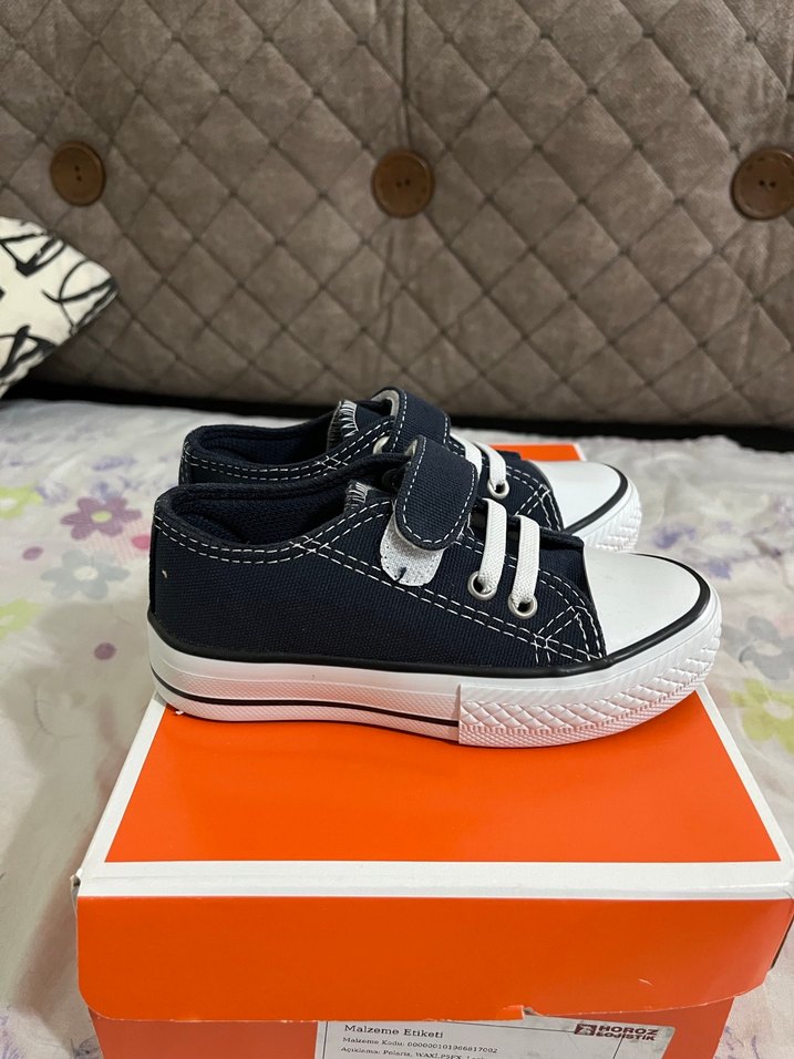 Polaris Lacivert Erkek Çocuk Sneaker - Cırtlı - Görsel 3