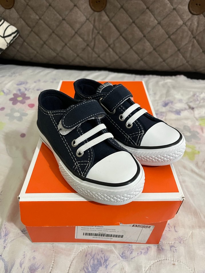 Polaris Lacivert Erkek Çocuk Sneaker - Cırtlı - Görsel 2