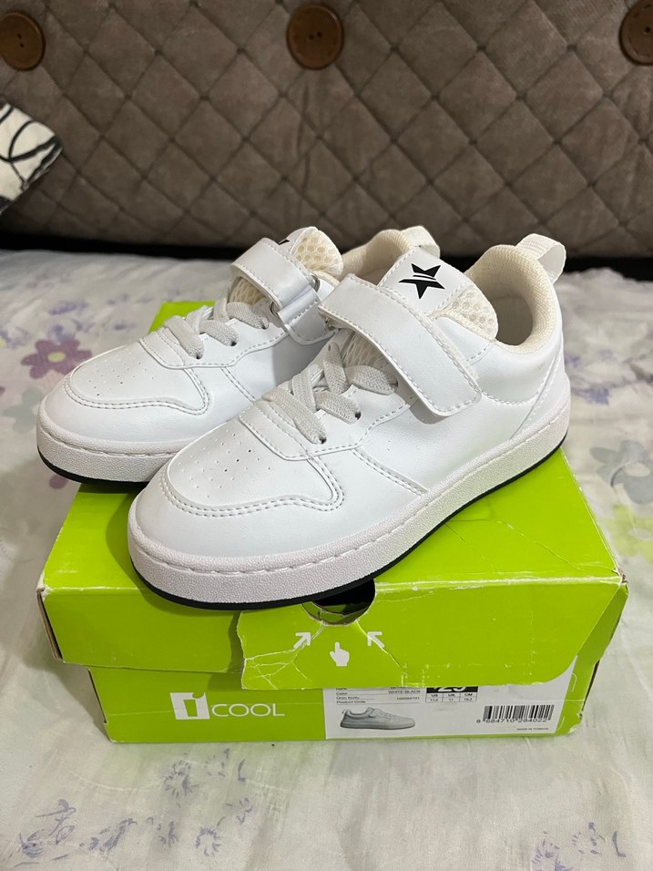 İCOOL Beyaz Erkek Çocuk Spor Ayakkabı - Görsel 2