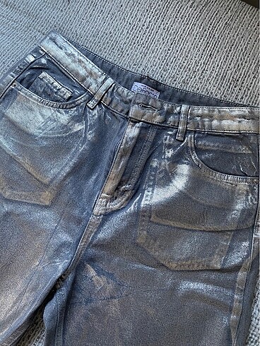 Defacto Parlak jeans