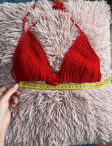 xs Beden el yapımı bikini üstü