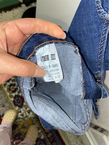 Dar paça mavi kot - Görsel 2