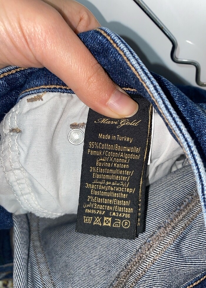 Kot pantolon mavi - Görsel 3