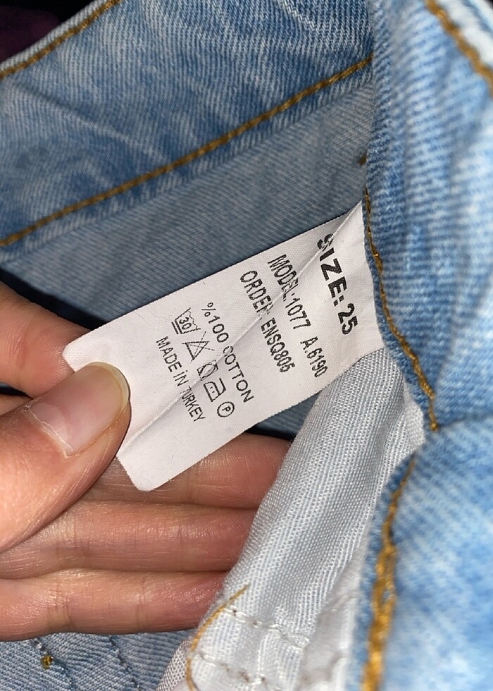 Açık palazzo kot - Görsel 3