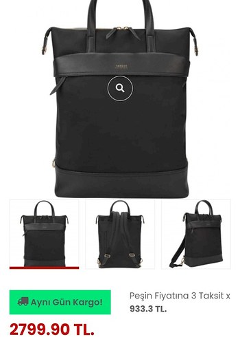 Targus Newport laptop sırt çantası - Görsel 5