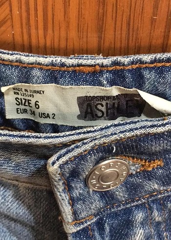 Topshop Kadın Kot Şort - Görsel 3