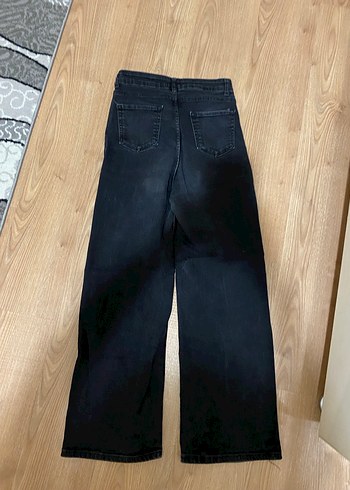 Diğer Siyah Kadın Normal Kesim Kot Pantolon