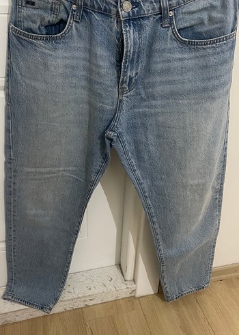 Milan Kadın Mavi Slim Tapered Denim Pantolon - Görsel 6