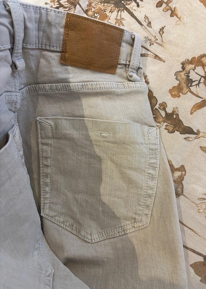 Bershka kot krem pantolon - Görsel 4