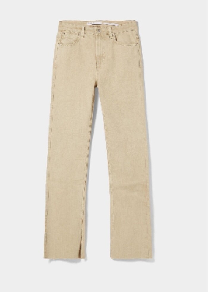 Bershka kot krem pantolon - Görsel 5