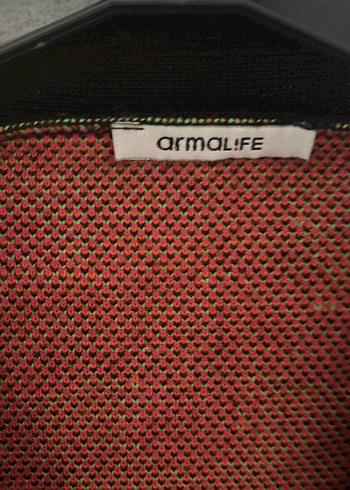 Desenli Kadın Salaş Triko Hırka - Görsel 2