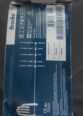 Kobalt Mavisi Elastik Nitril Eldiven - Görsel 3