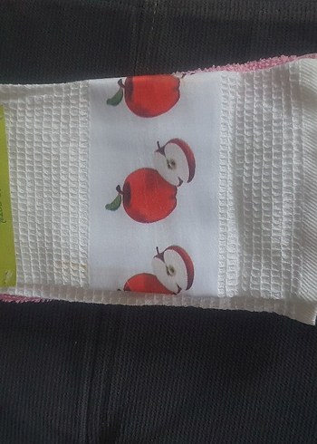 Baskılı Beyaz Mutfak Havlusu - Görsel 3