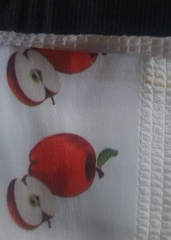 Baskılı Beyaz Mutfak Havlusu - Görsel 2