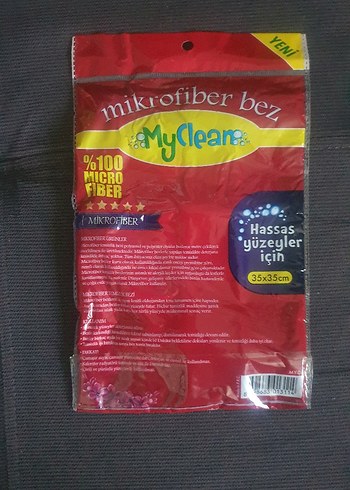 MyClean Mikrofiber Bez Renkli Desenli - Görsel 2