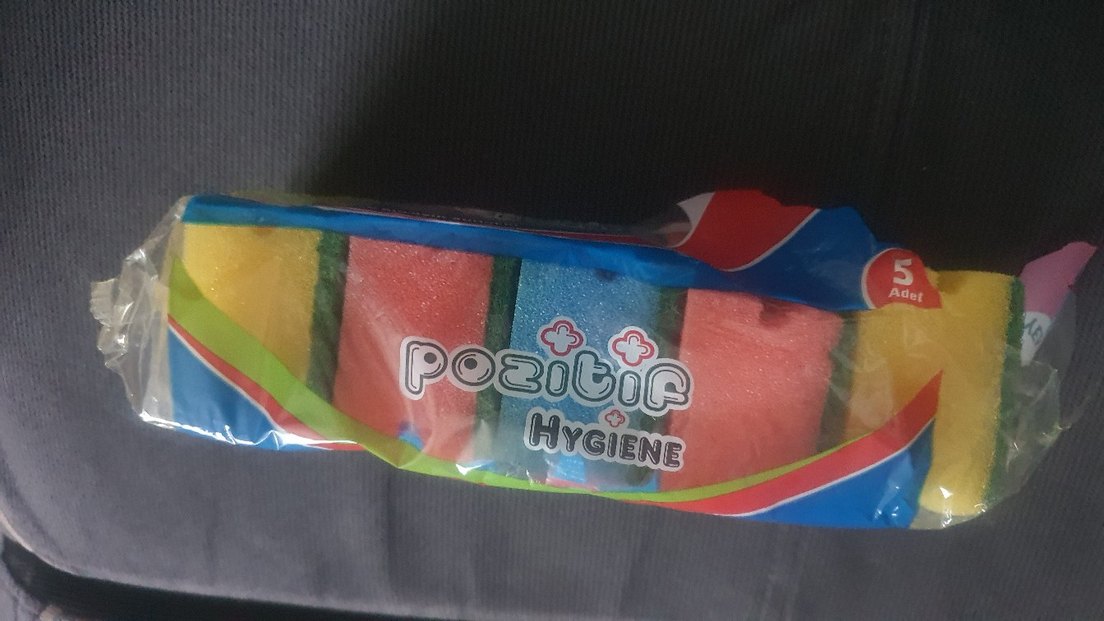 Renkli Çok Amaçlı Banyo Süngeri 5'li - Görsel 4