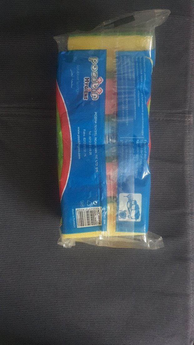 Renkli Çok Amaçlı Banyo Süngeri 5'li - Görsel 3