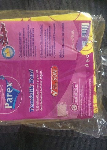 Renkli Desenli Parex Temizlik Bezi 12'li - Görsel 2