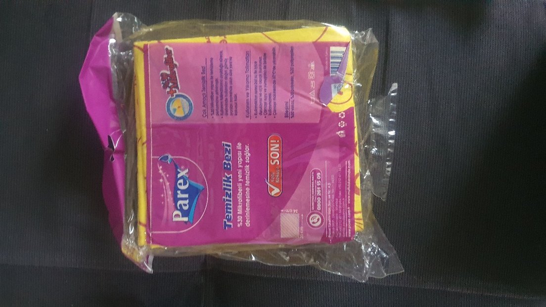 Renkli Desenli Parex Temizlik Bezi 12'li - Görsel 2