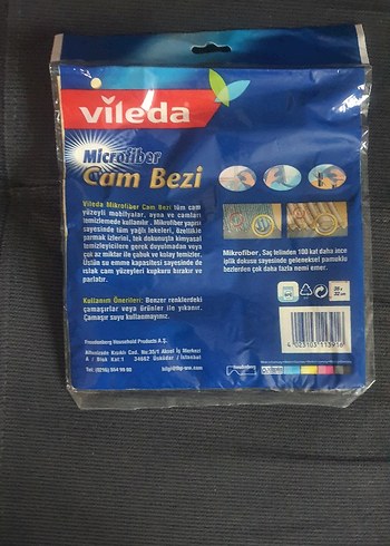 Vileda Sarı Mikrofiber Cam Bezi - Görsel 2