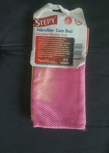STEPY Mikrofiber Cam Bezi 2'li Set Sarı - Görsel 3