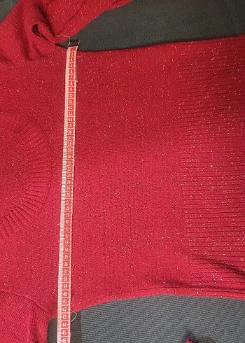 Bordo Kadın Triko Kazak - Görsel 4