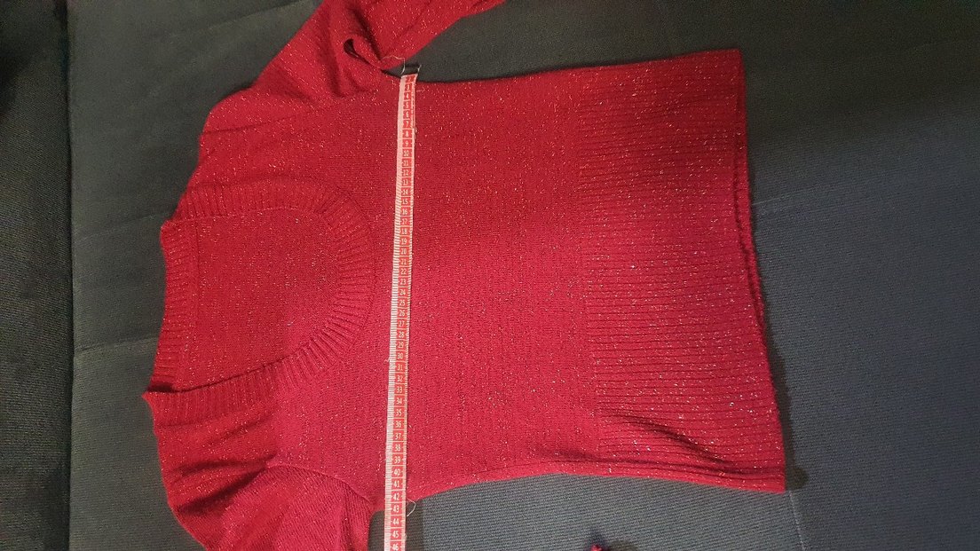 Bordo Kadın Triko Kazak - Görsel 4