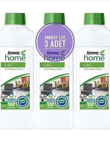 Amway Home Loc 3 adet