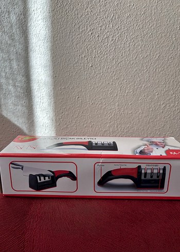 3 Aşamalı Kırmızı Bıçak Bileyici - Görsel 2