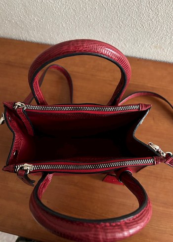 Bordo Kadın Çanta - Görsel 4