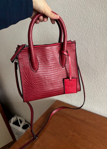 Bordo Kadın Çanta - Görsel 3