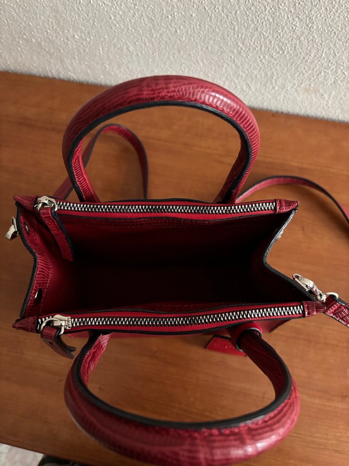 Bordo Kadın Çanta - Görsel 4