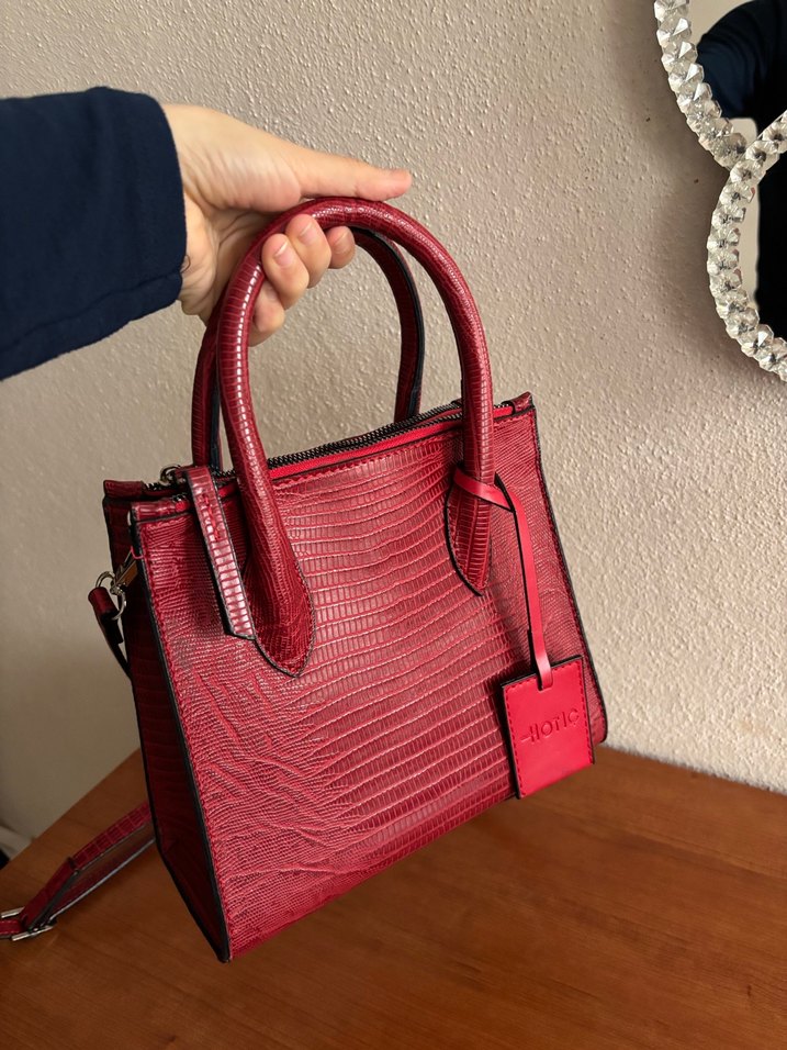 Bordo Kadın Çanta - Görsel 2